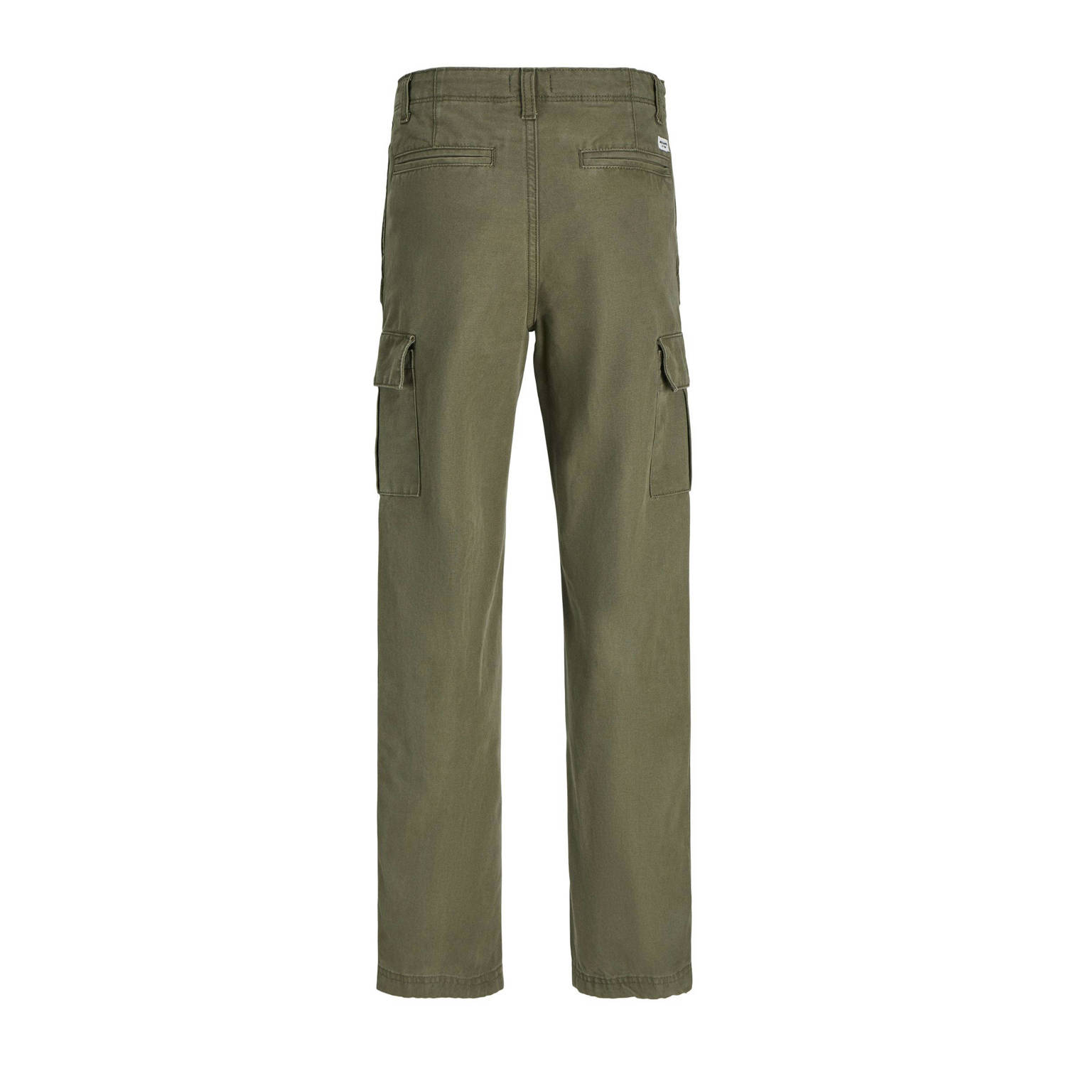 JACK & JONES JUNIOR relaxed cargo broek olijfgroen