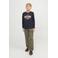 JACK & JONES JUNIOR relaxed cargobroek olijfgroen