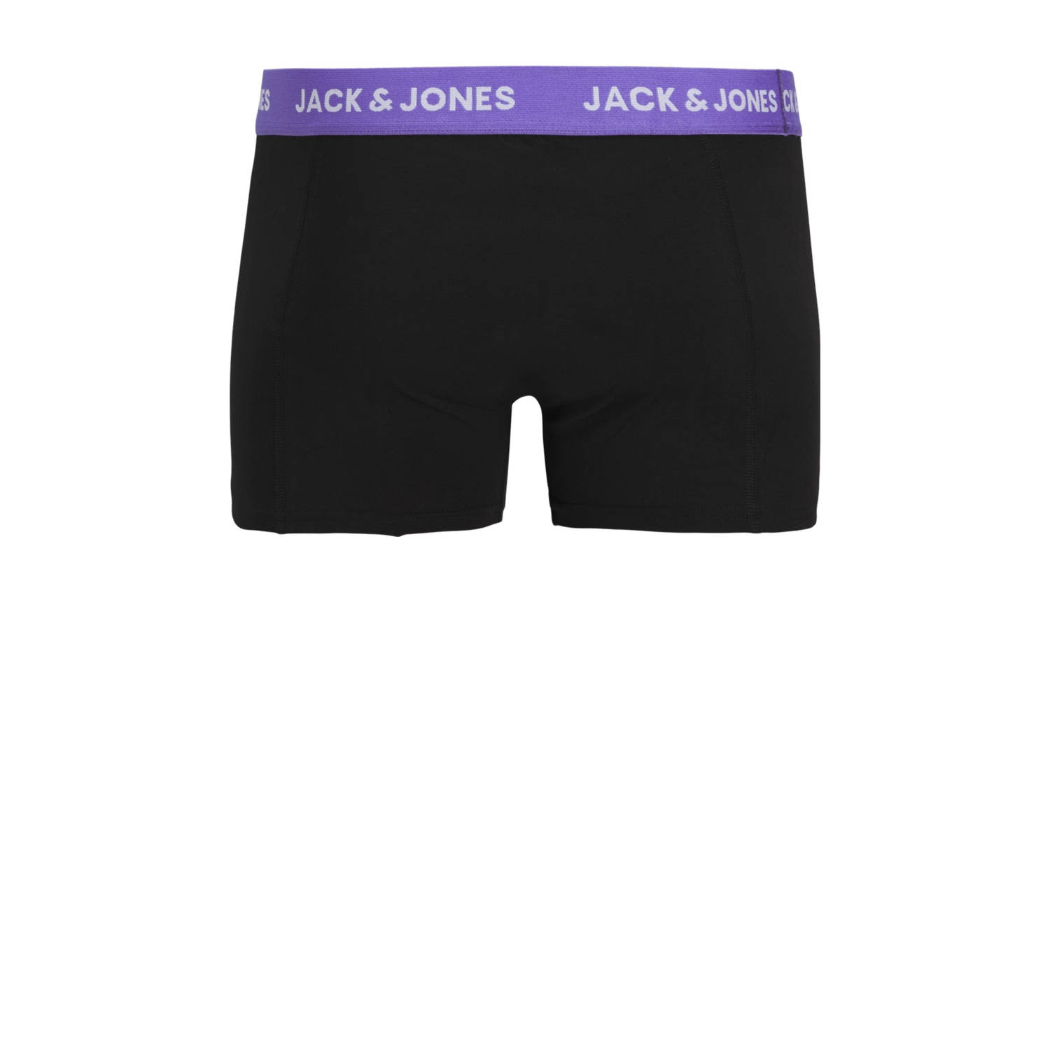 JACK & JONES JUNIOR boxershort JACAXEL SOLID set van 3 zwart