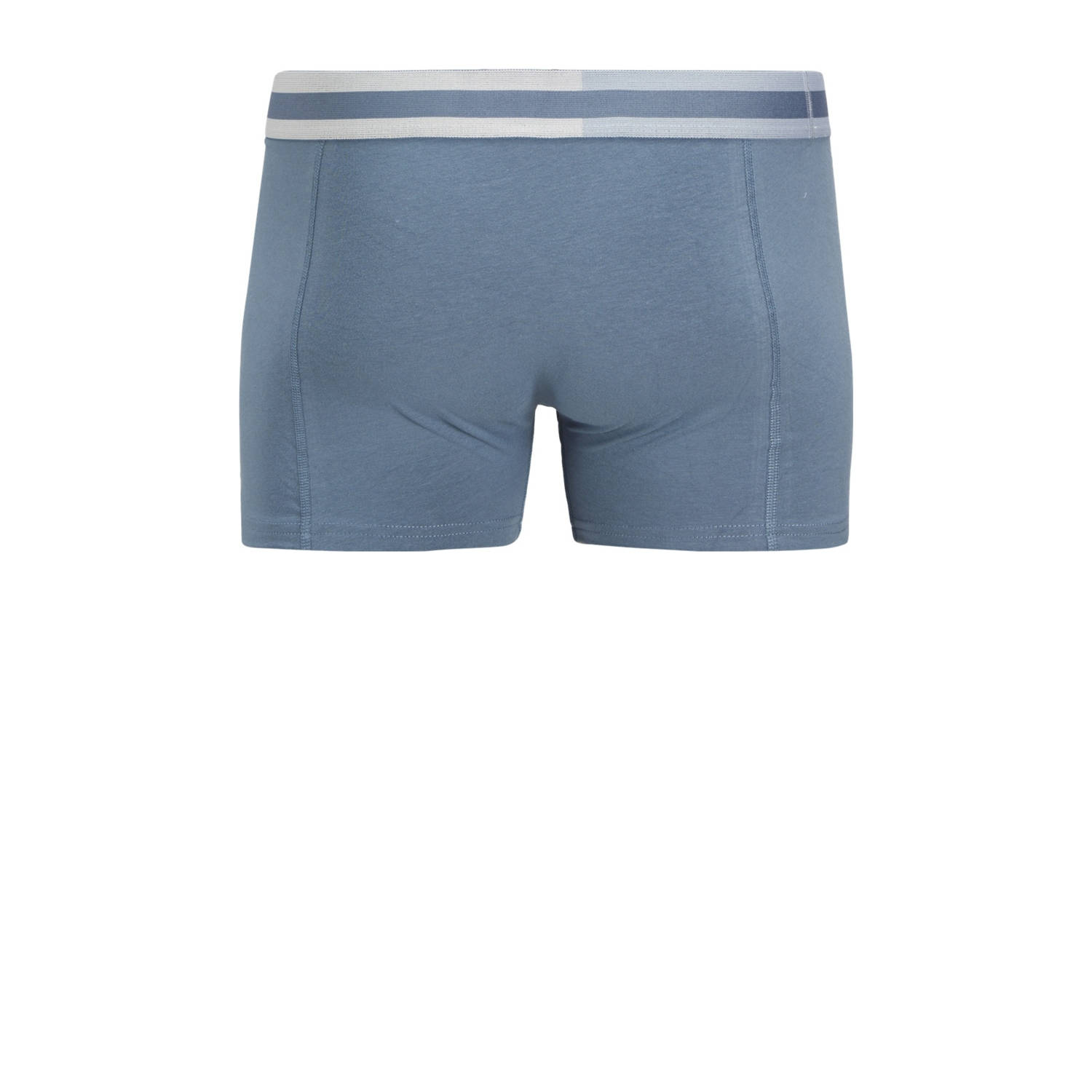 JACK & JONES JUNIOR boxershort JACSTEVE set van 3 blauw donkerblauw grijs