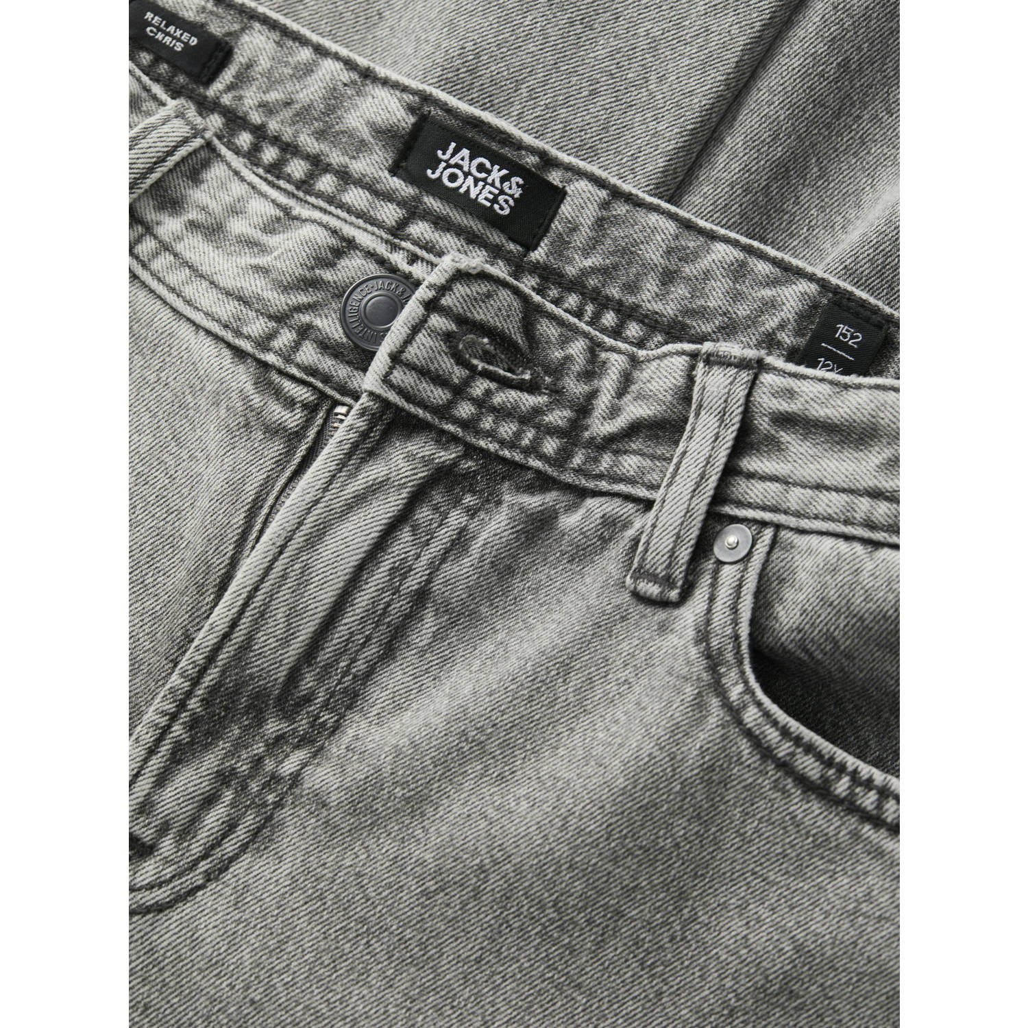 JACK & JONES JUNIOR relaxed regular fit jeans grey denim