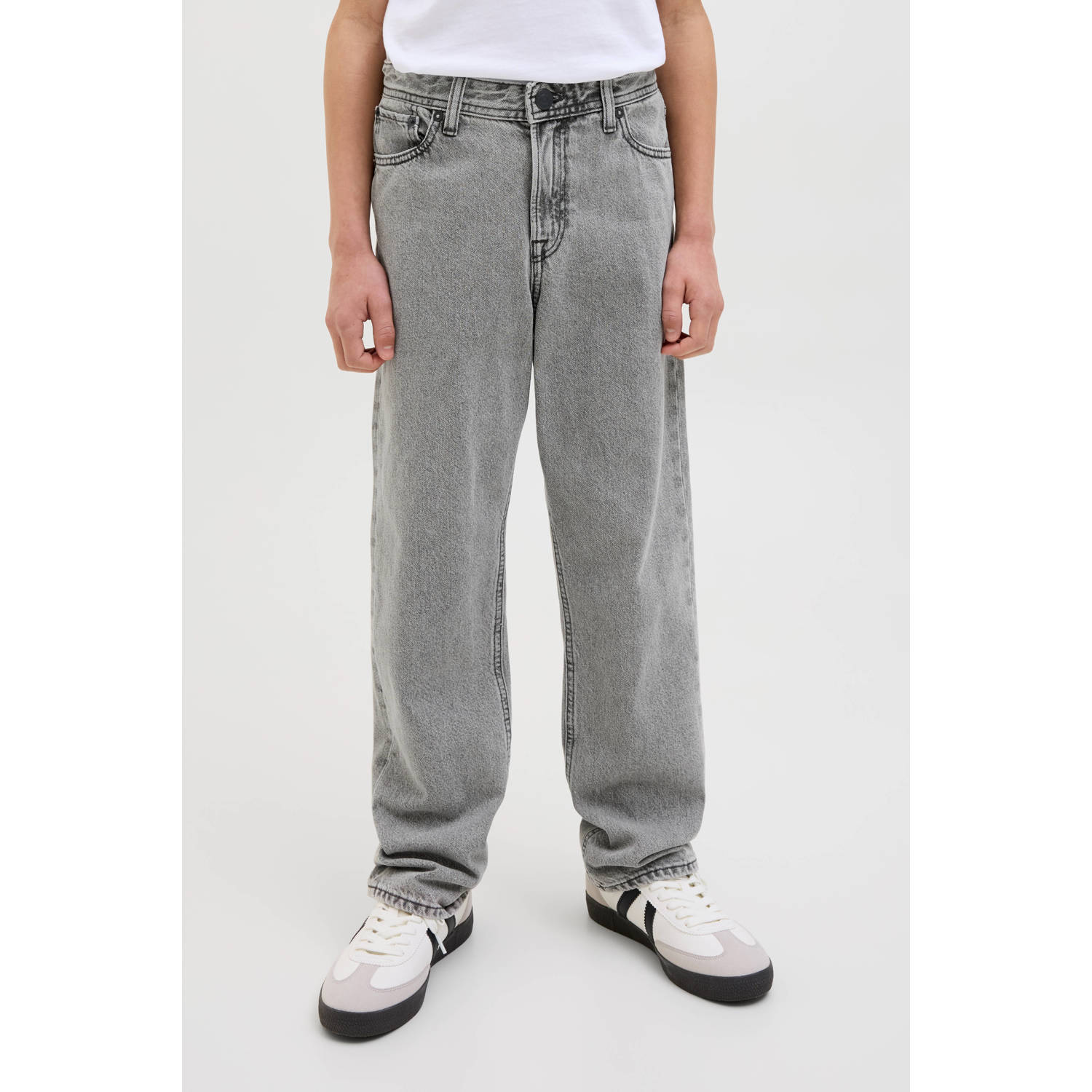 JACK & JONES JUNIOR relaxed regular fit jeans grey denim