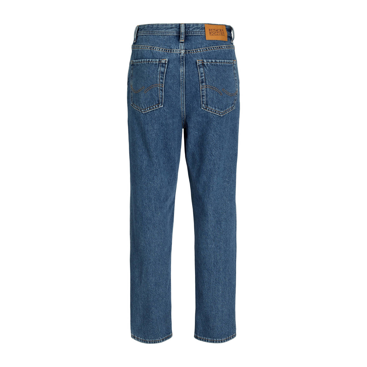 JACK & JONES JUNIOR relaxed high waist regular fit jeans medium blue denim