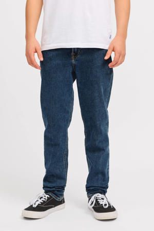 slim low waist slim fit jeans dark blue denim
