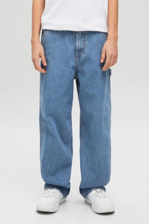 loose fit jeans medium blue denim