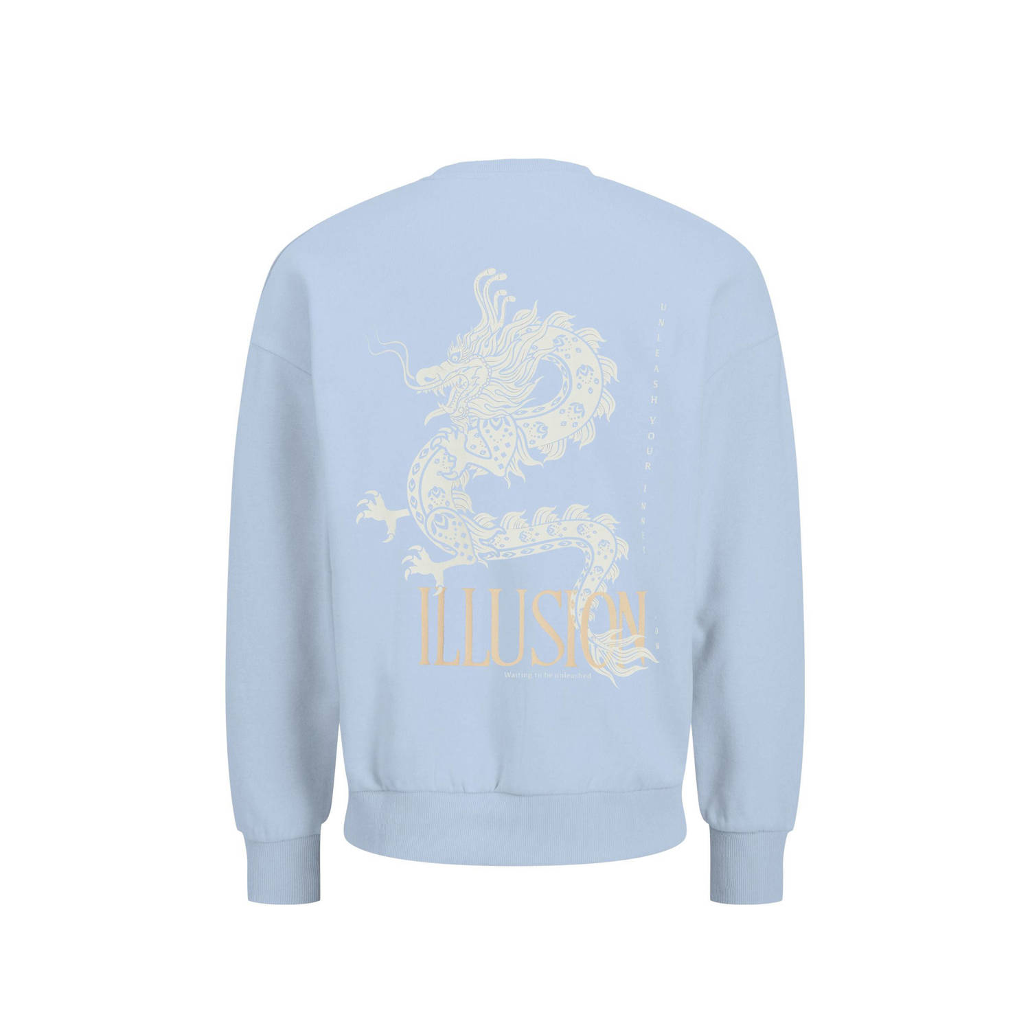 JACK & JONES JUNIOR sweater lichtblauw