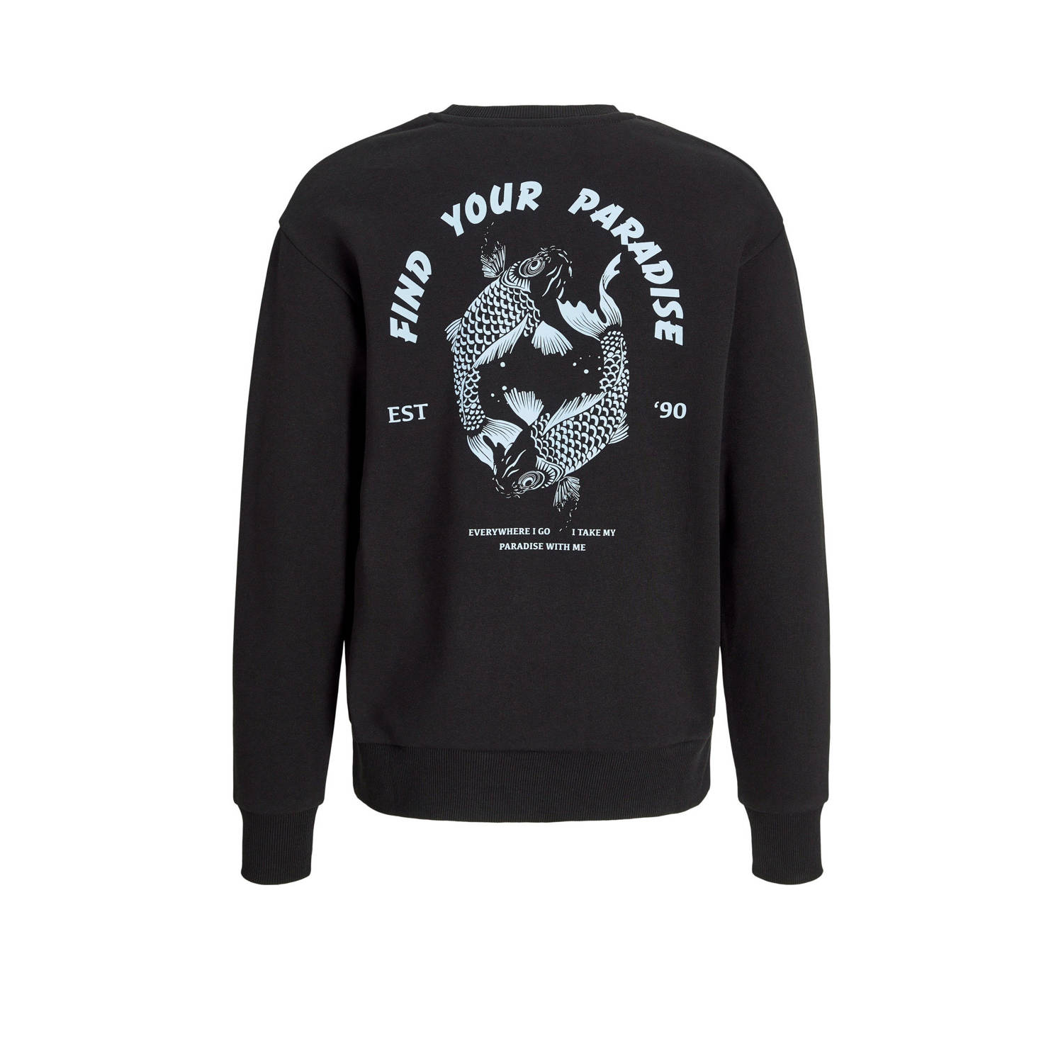 JACK & JONES JUNIOR sweater zwart