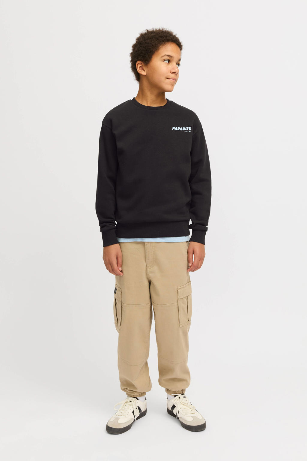 JACK & JONES JUNIOR sweater zwart