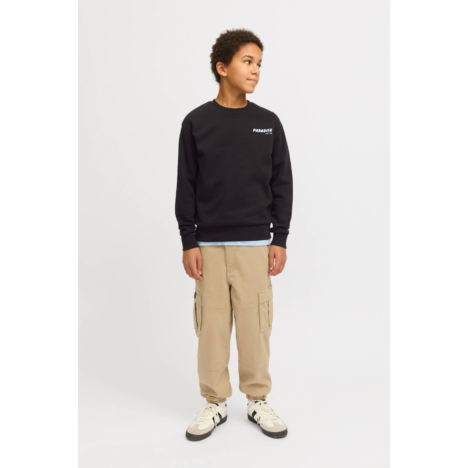 JACK & JONES JUNIOR sweater zwart