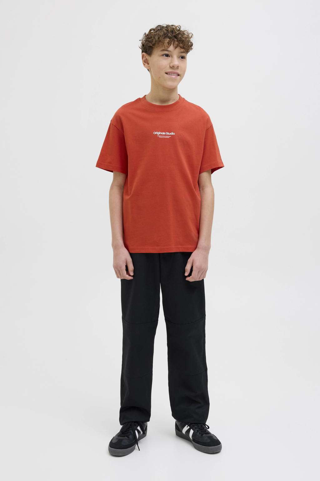 JACK & JONES JUNIOR T-shirt oranjerood