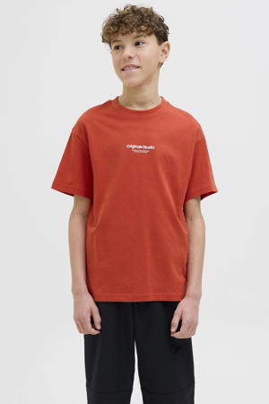 T-shirt oranjerood