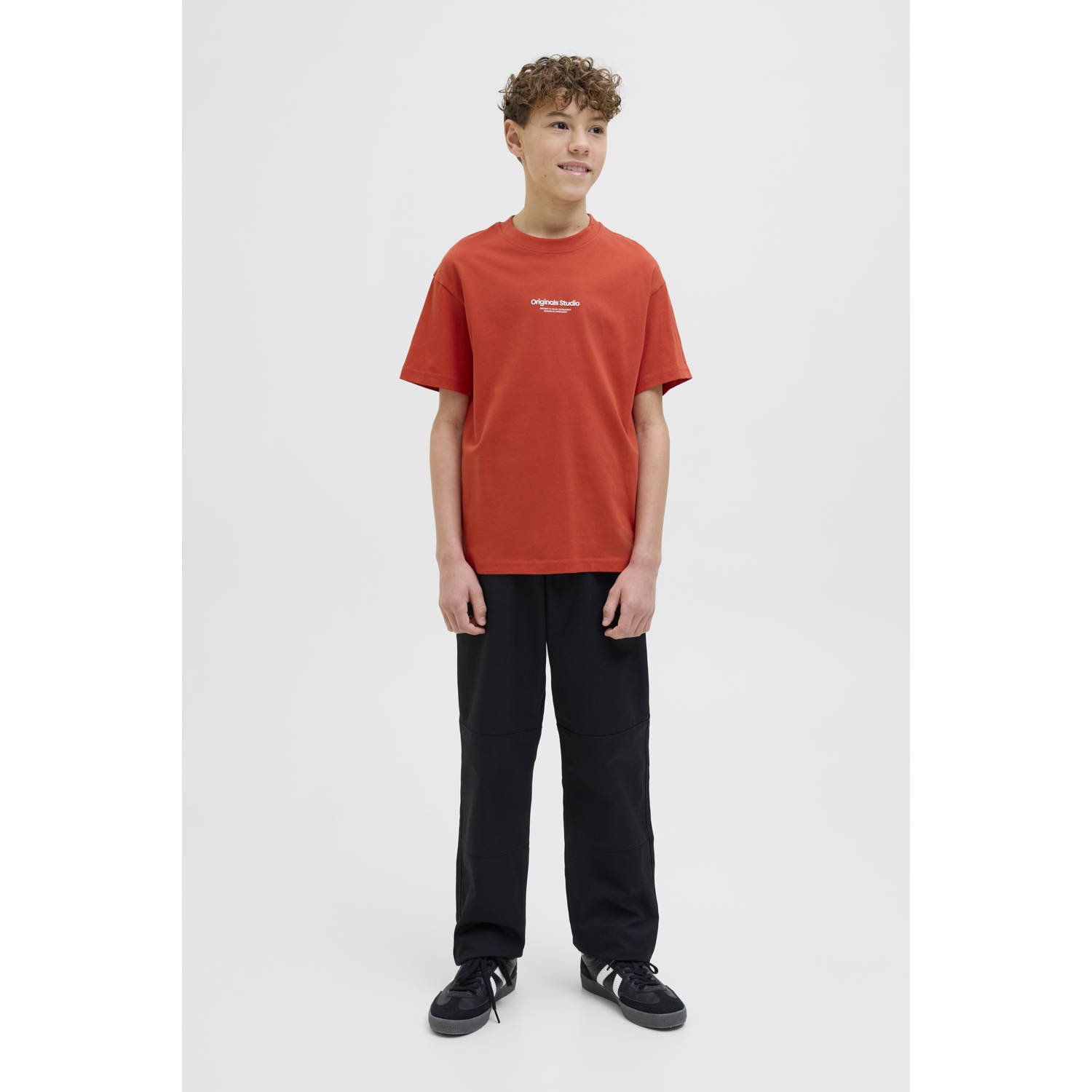 JACK & JONES JUNIOR T-shirt oranjerood