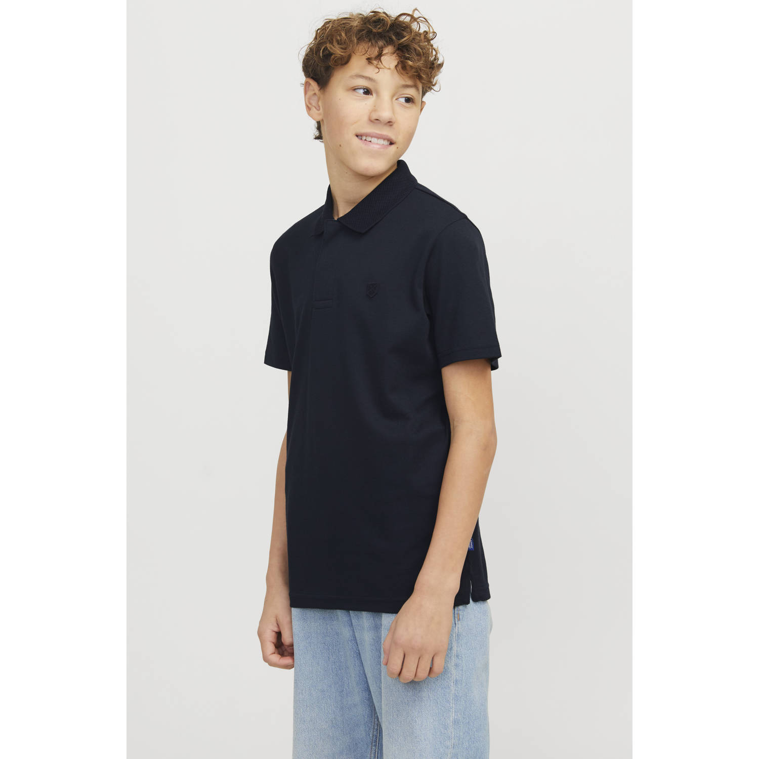 JACK & JONES JUNIOR polo donkerblauw
