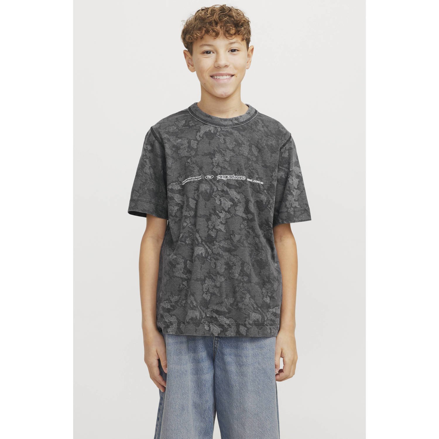 JACK & JONES JUNIOR T-shirt grijs