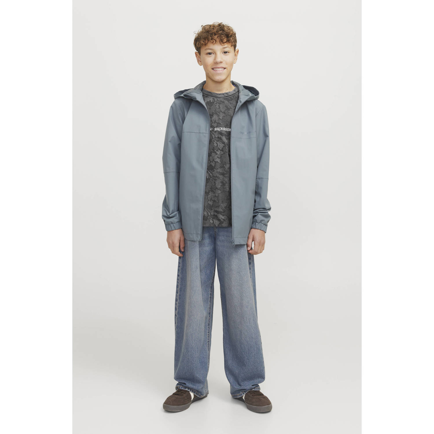JACK & JONES JUNIOR T-shirt grijs