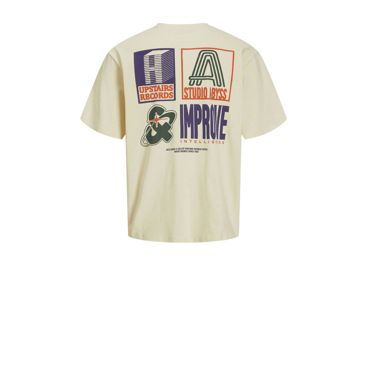JACK & JONES JUNIOR T-shirt ecru