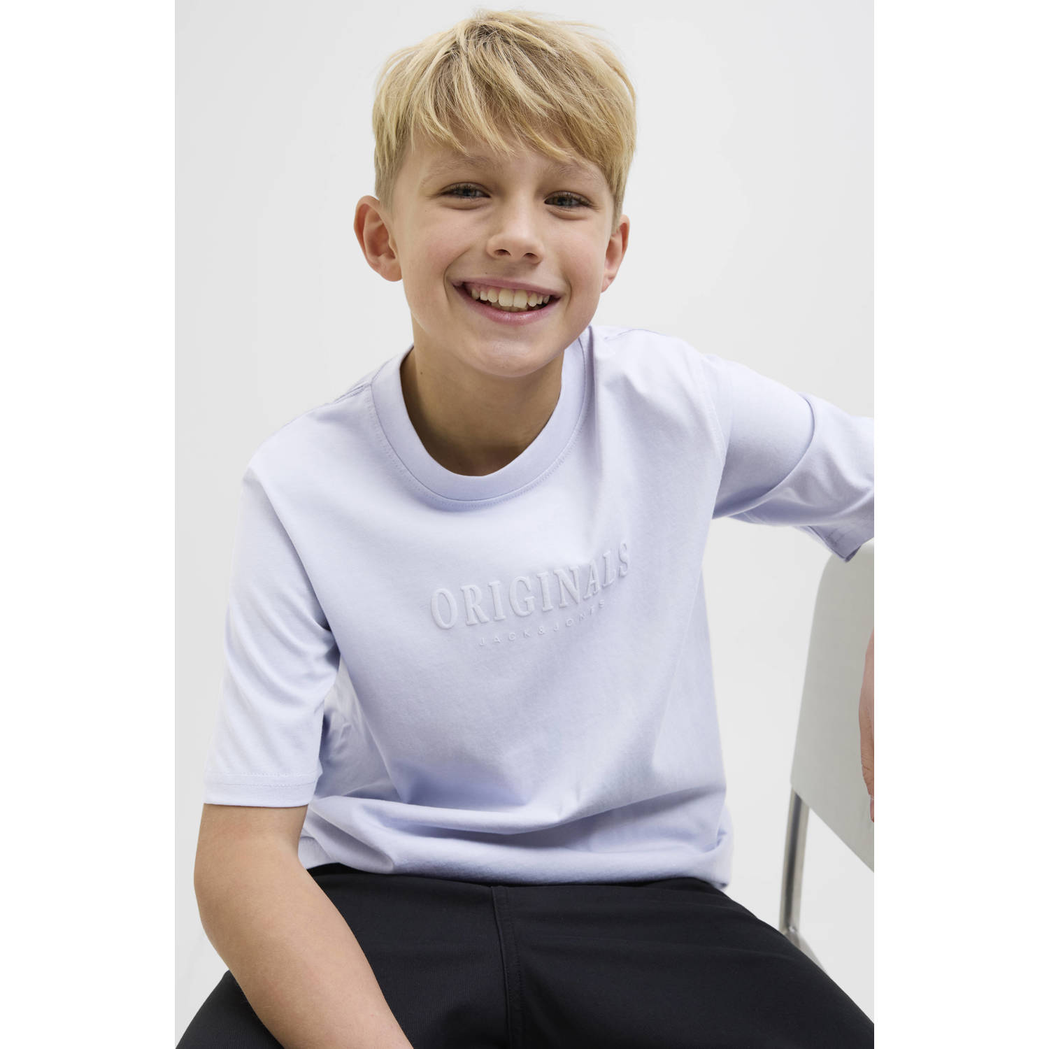 JACK & JONES JUNIOR T-shirt lichtblauw