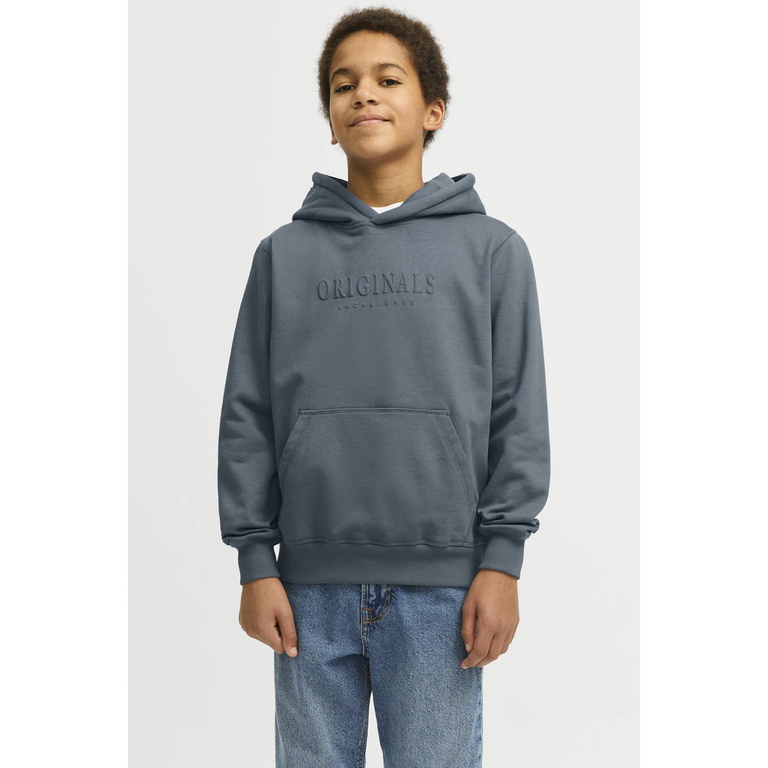 JACK & JONES JUNIOR hoodie grijs
