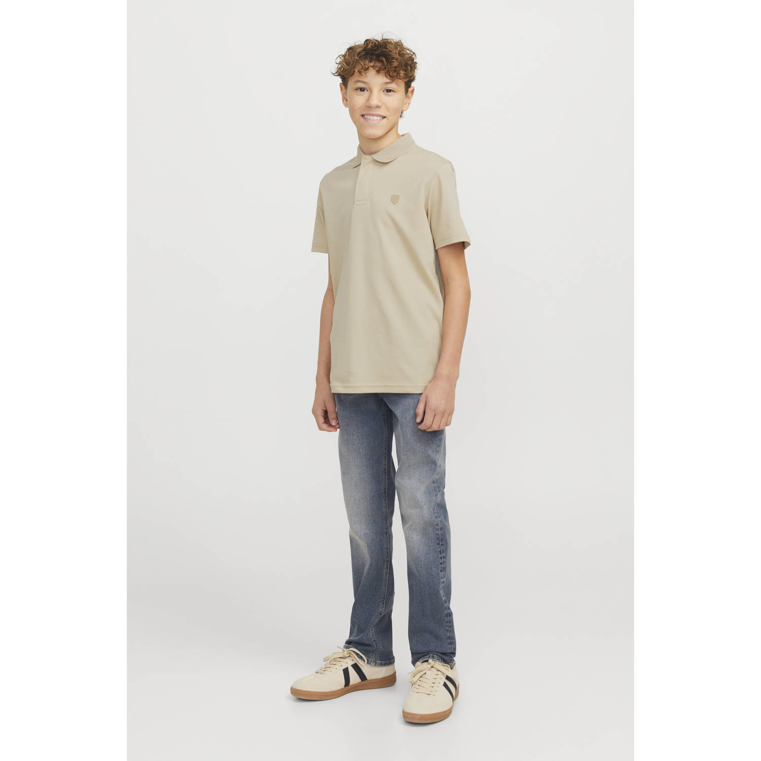 JACK & JONES JUNIOR polo zand