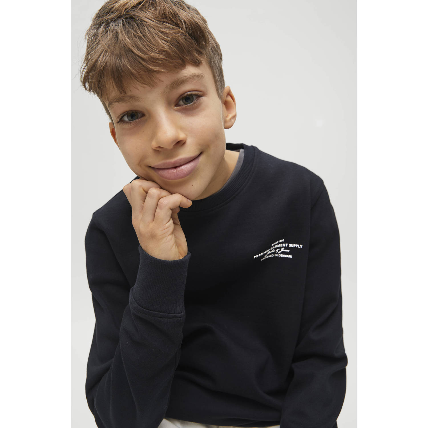 JACK & JONES JUNIOR sweater zwart