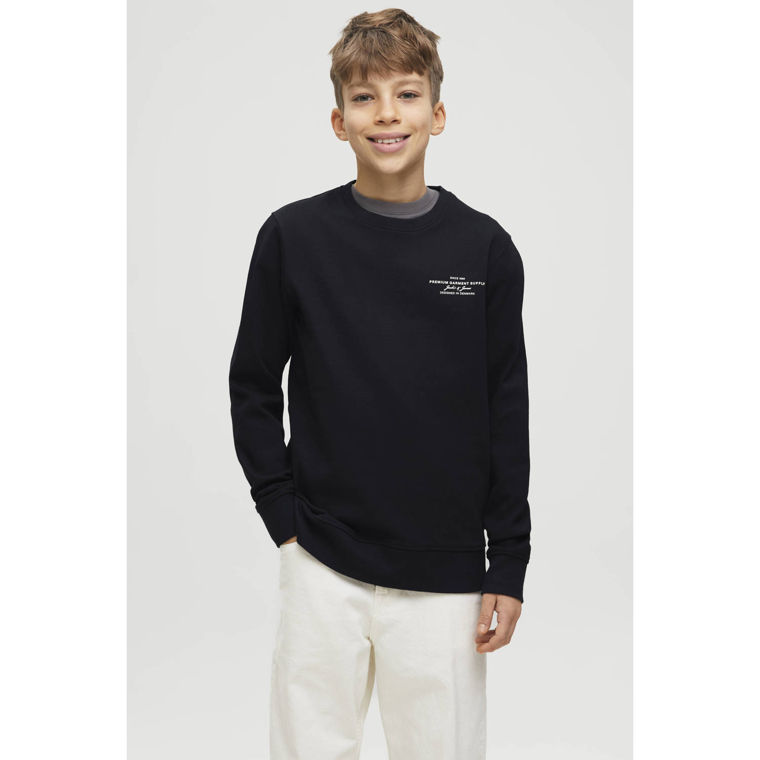 JACK & JONES JUNIOR sweater zwart