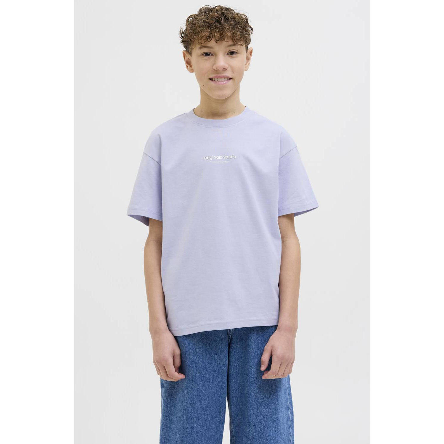 JACK & JONES JUNIOR T-shirt lichtblauw