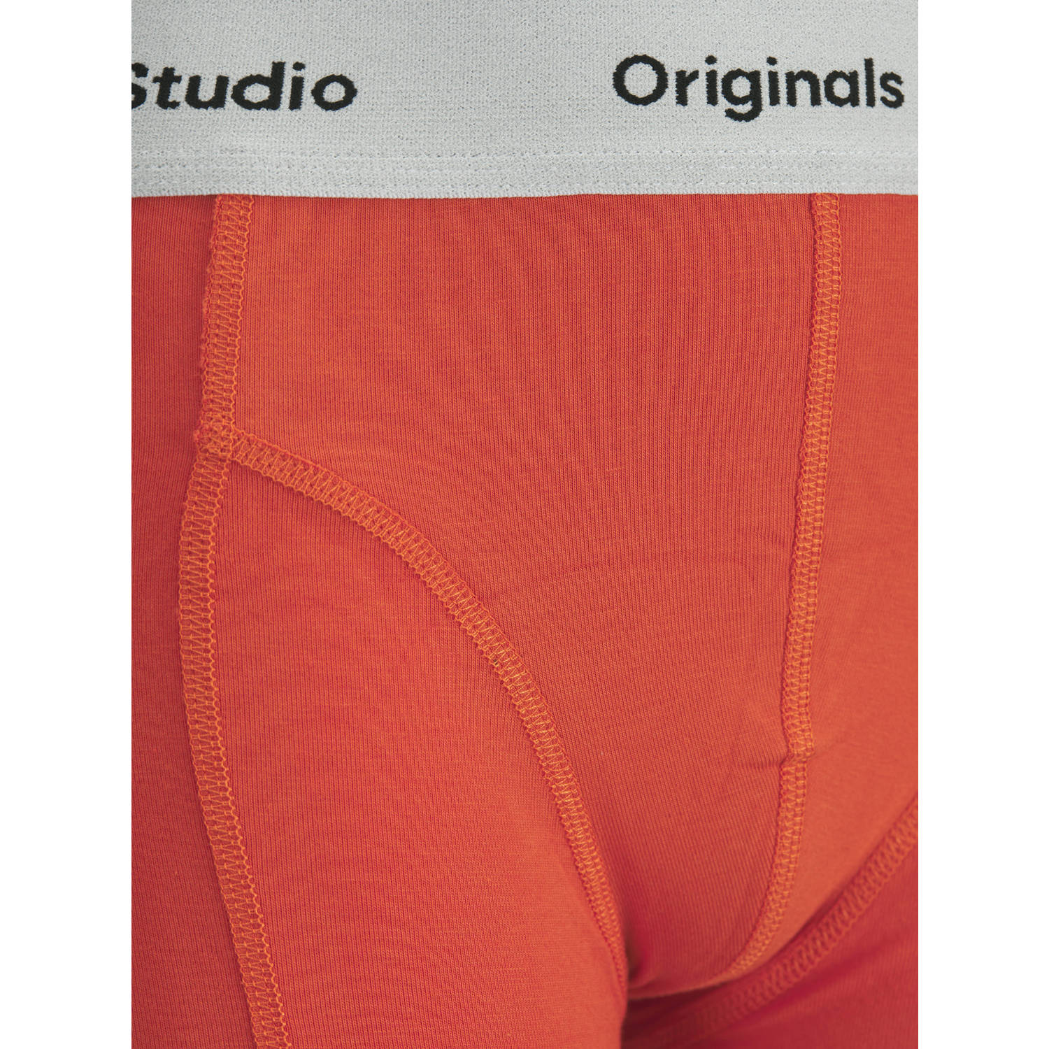 JACK & JONES JUNIOR boxershort JACVESTERBRO set van 3 zwart oranje