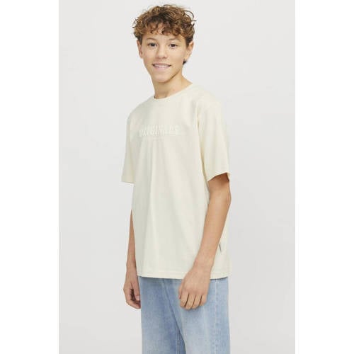 JACK & JONES JUNIOR T-shirt ecru afbeelding