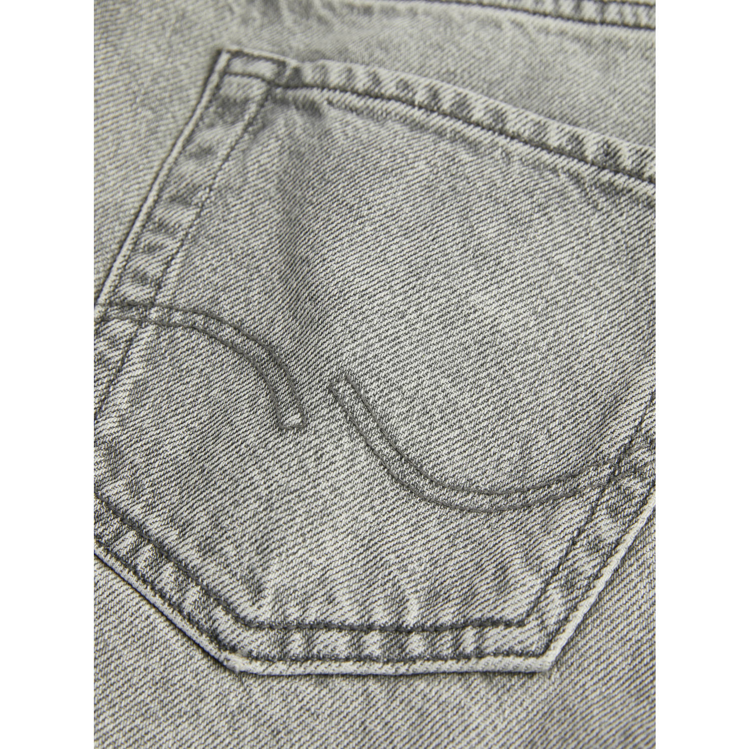 JACK & JONES JUNIOR high waist baggy fit jeans grey denim