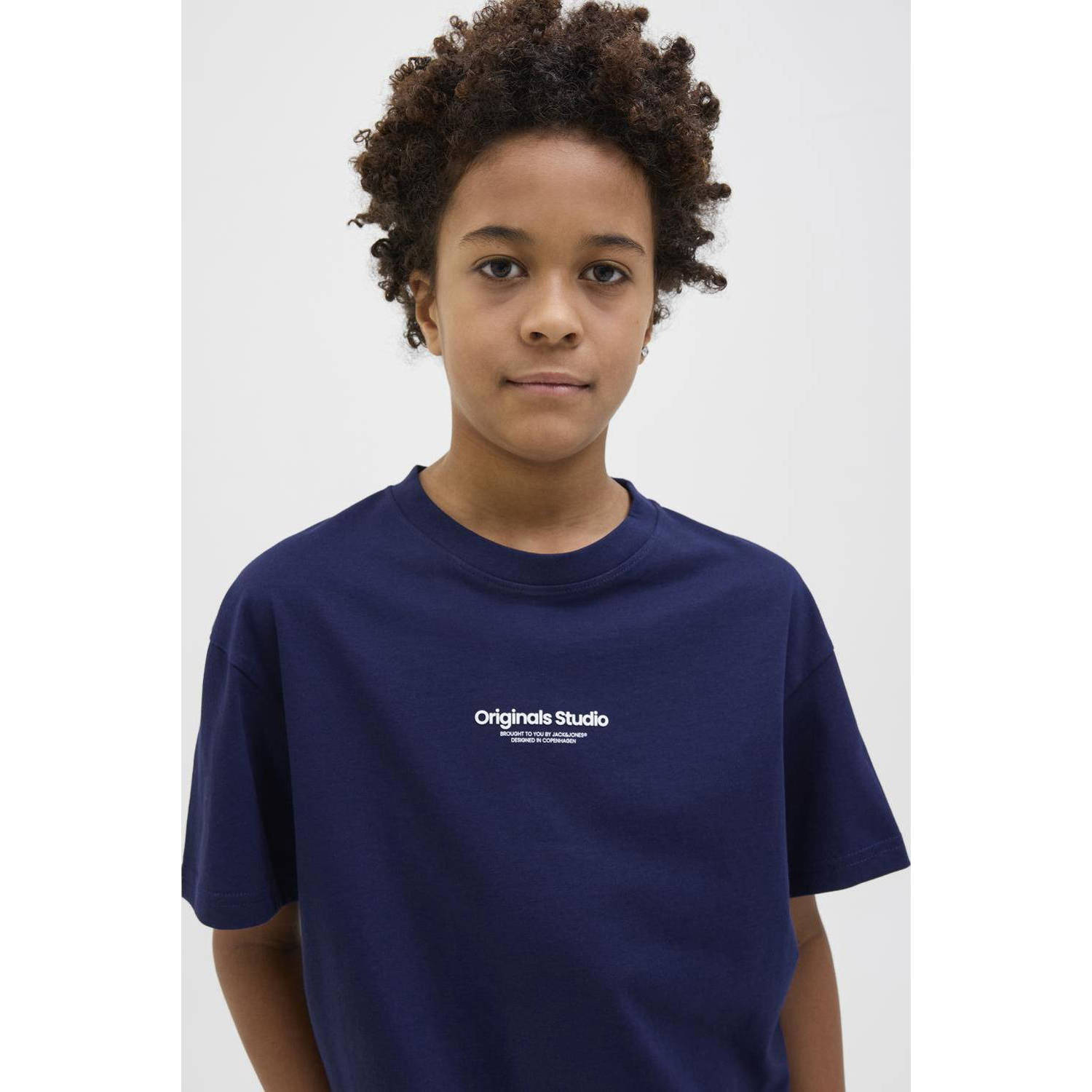 JACK & JONES JUNIOR T-shirt donkerblauw