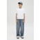 JACK & JONES JUNIOR high waist extra baggy fit jeans dark blue denim