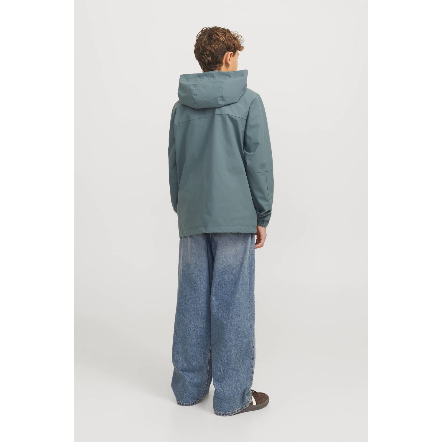 JACK & JONES JUNIOR softshell jas grijs