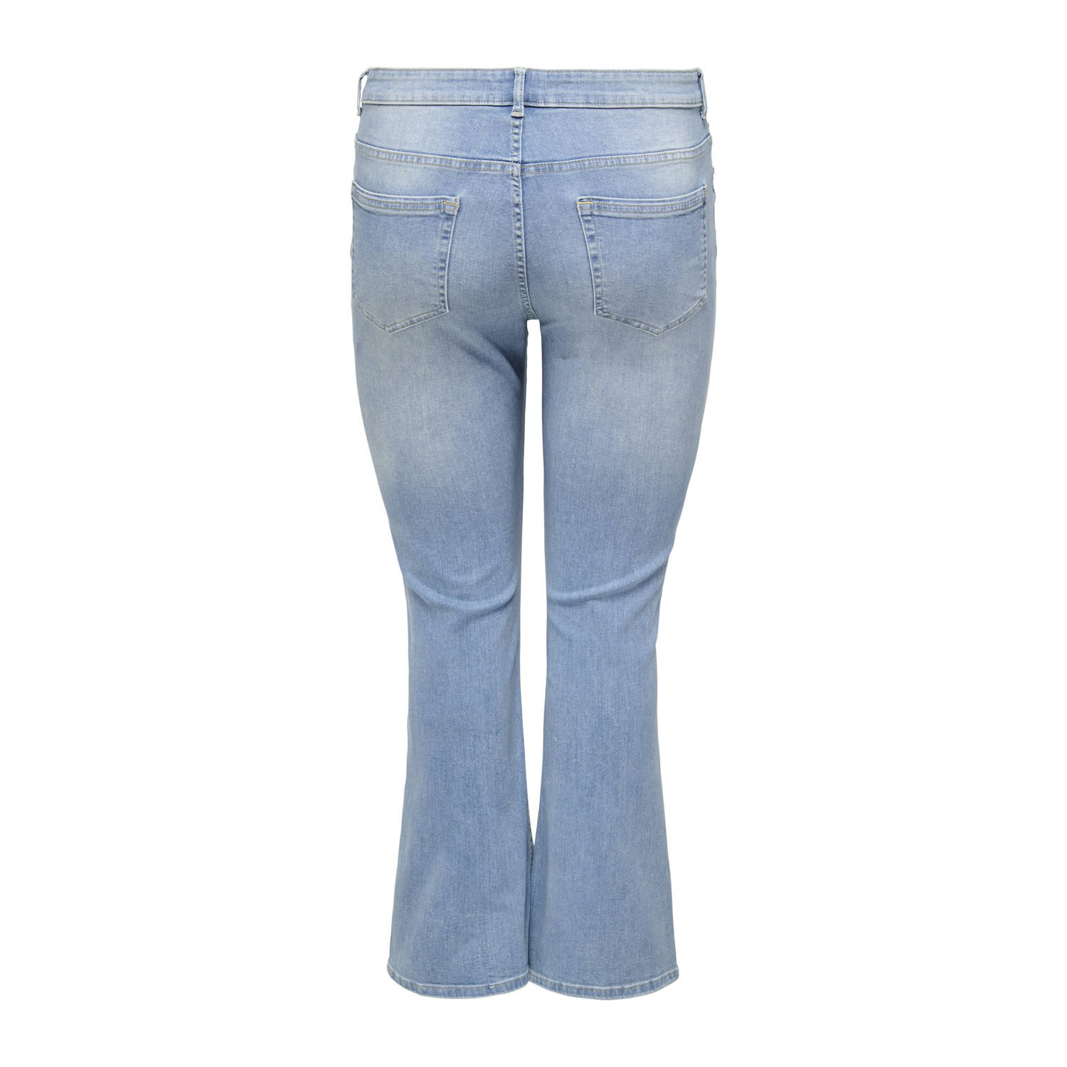 ONLY CARMAKOMA high waist flared jeans light blue denim