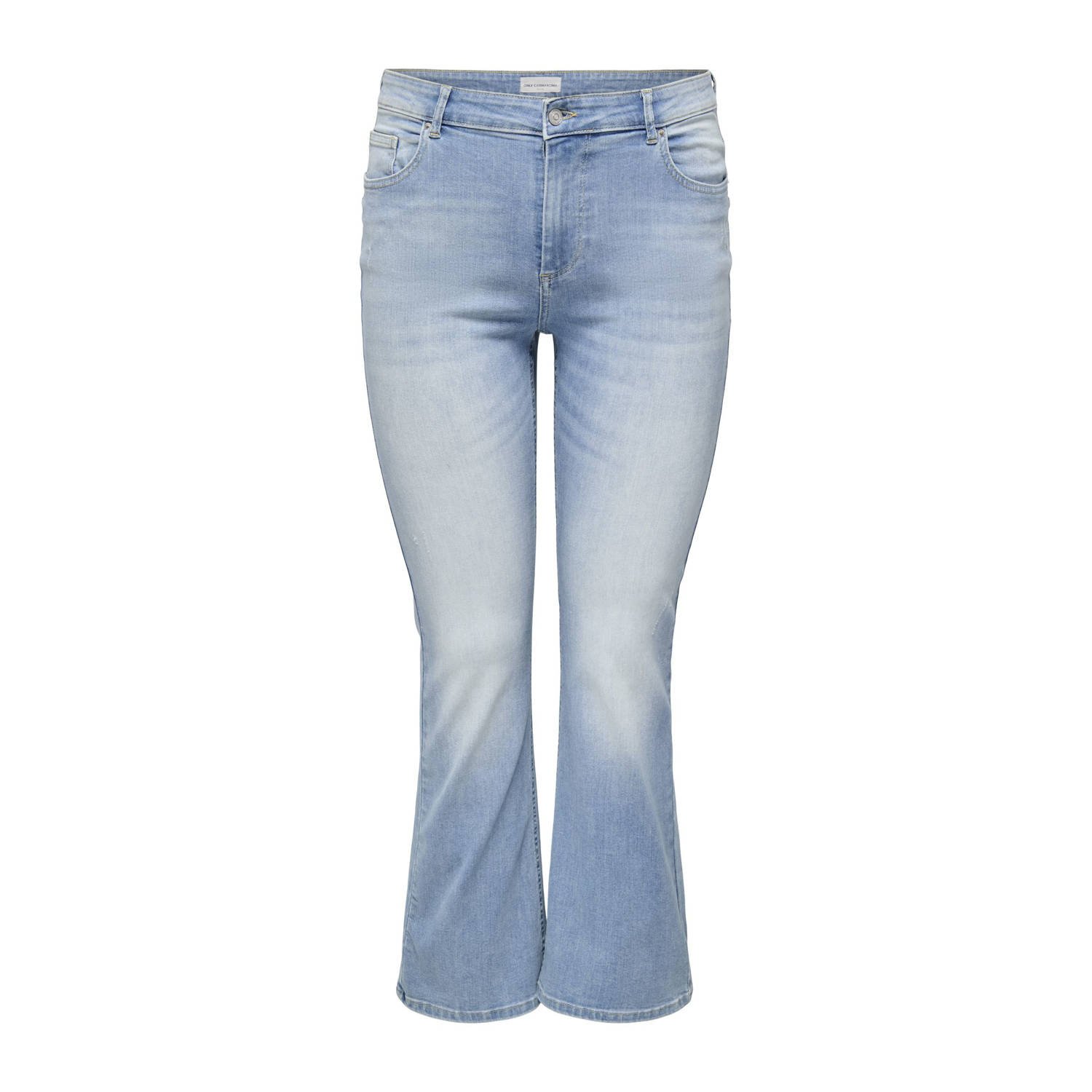 Only Carmakoma Wijd uitlopende Denim Jeans in Lichtblauw Blue Dames