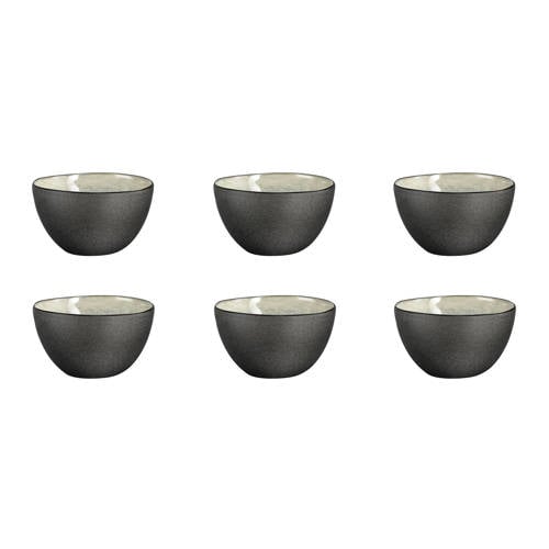 Medard de Noblat Shadow kom (Ø13 cm) (set van 6) - Grijswit
