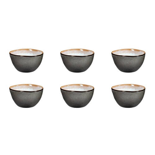 Medard de Noblat Shadow kom (Ø13 cm) (set van 6) - Blauwgrijs