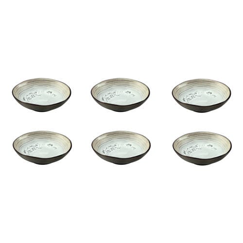 Medard de Noblat Shadow kom (Ø12 cm) (set van 6) - Grijswit