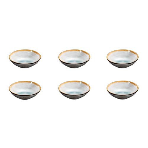Medard de Noblat Shadow kom (Ø12 cm) (set van 6) - Blauwgrijs