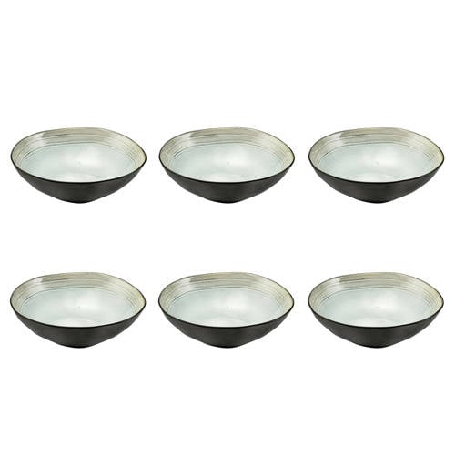 Medard de Noblat Shadow diep bord (Ø19,5 cm) (set van 6) - Grijswit