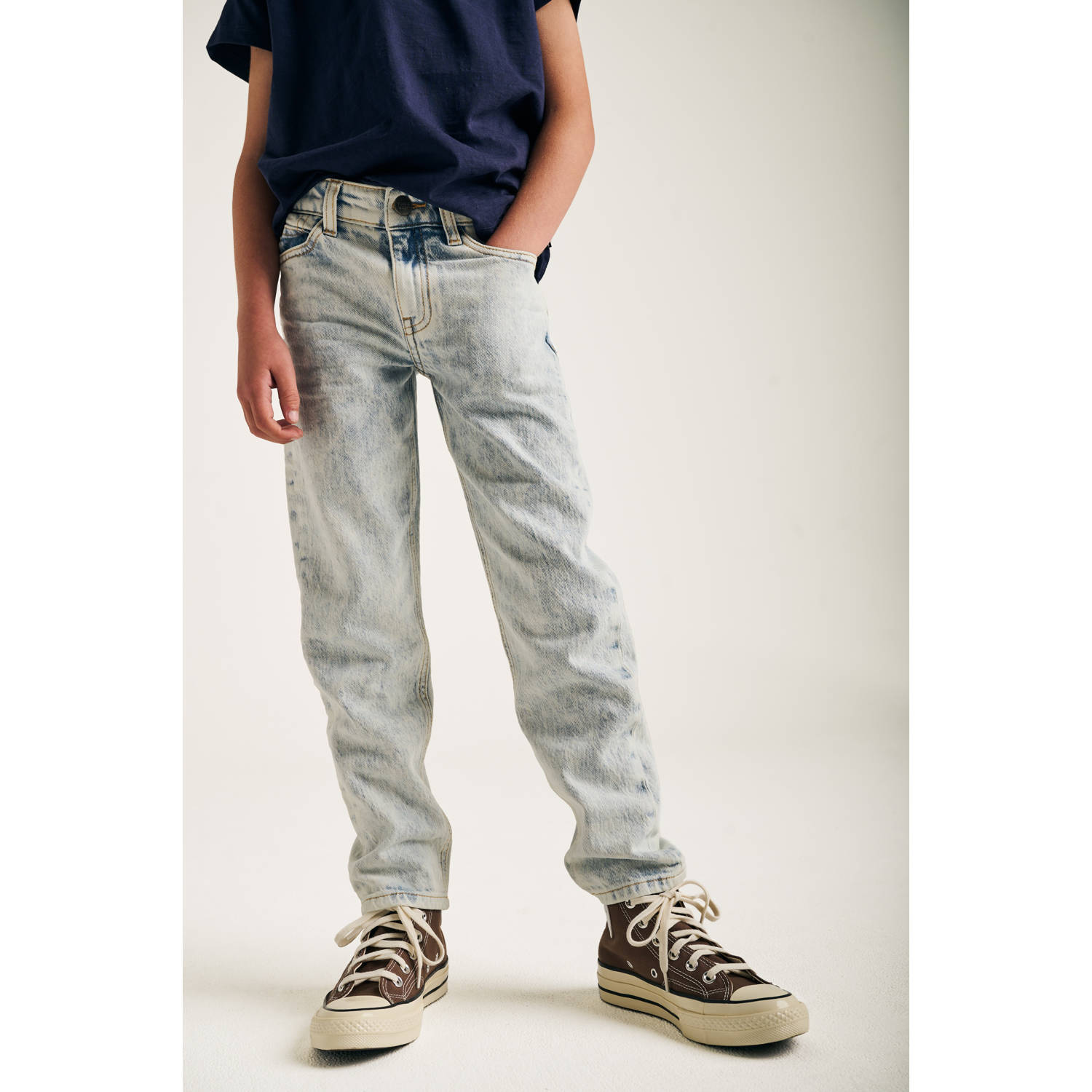Tumble 'n Dry rechtvallend  waist regular fit jeans light blue denim