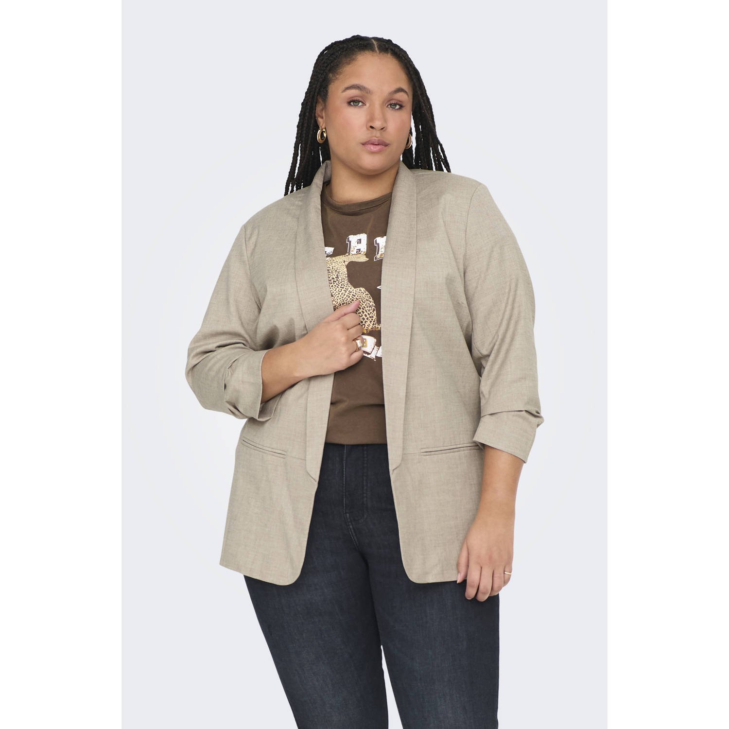 ONLY CARMAKOMA Korte blazer CARELLY 3 4 LIFE BLAZER WVN