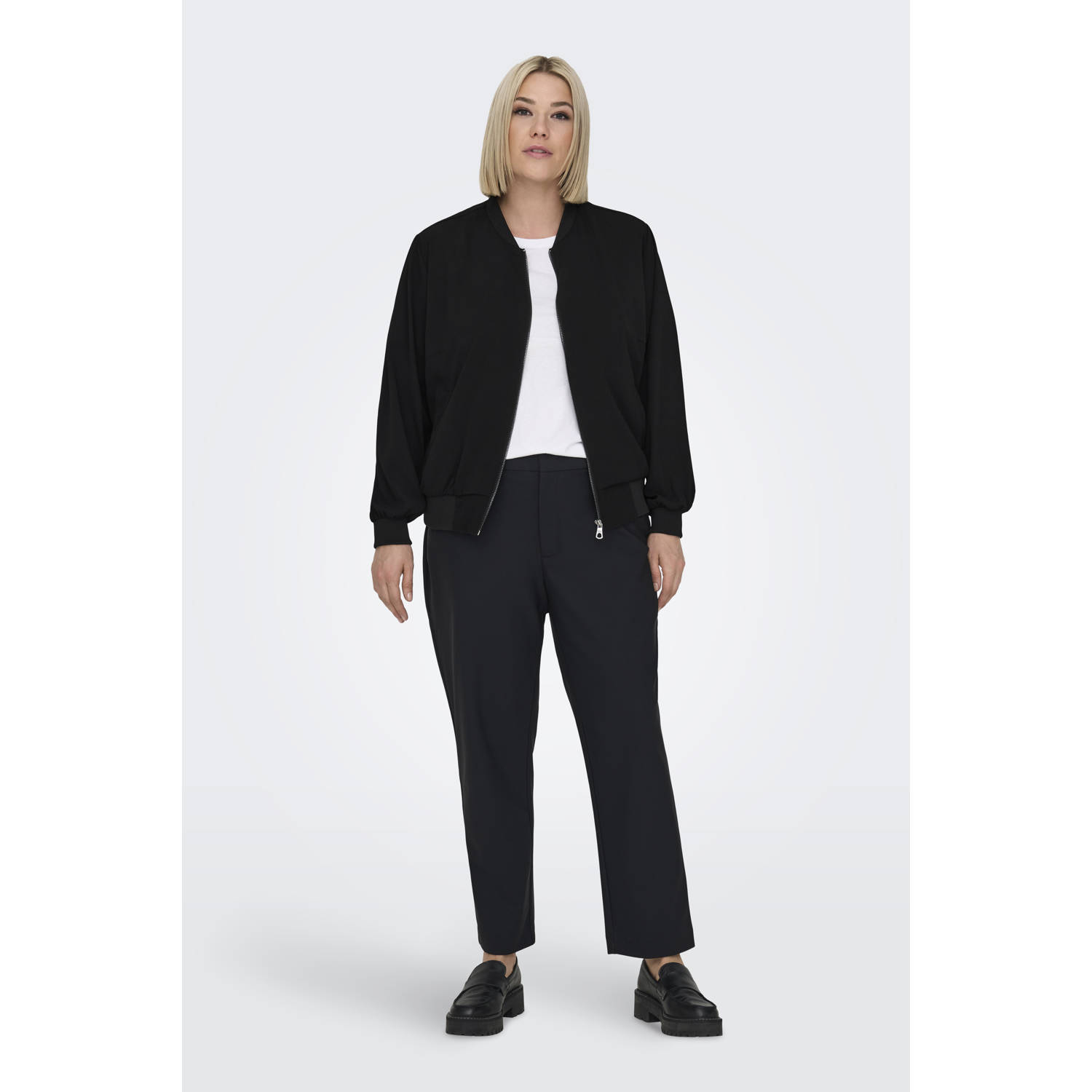 ONLY CARMAKOMA bomberjack zwart