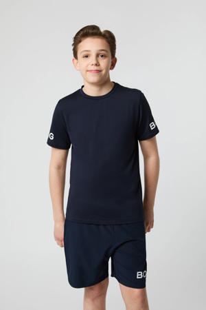 sportshirt Borg donkerblauw