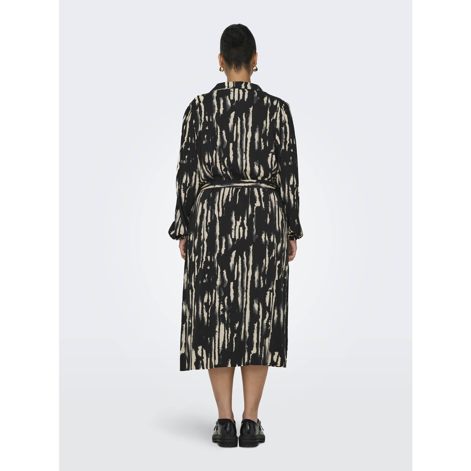 ONLY CARMAKOMA blousejurk zwart