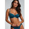 Hunkemöller voorgevormde beugelbh Lace & Shine blauw