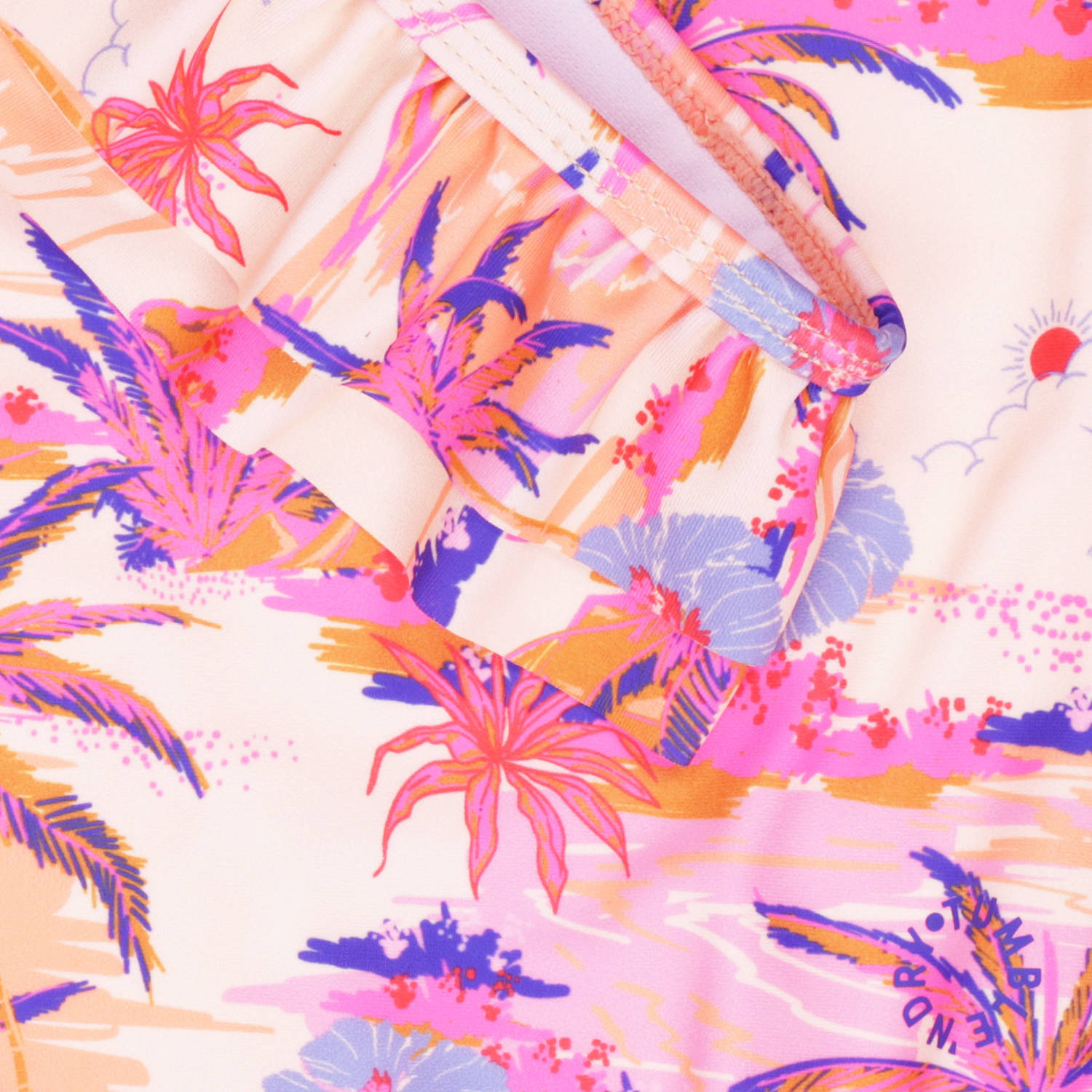 Tumble 'n Dry badpak roze paars wit