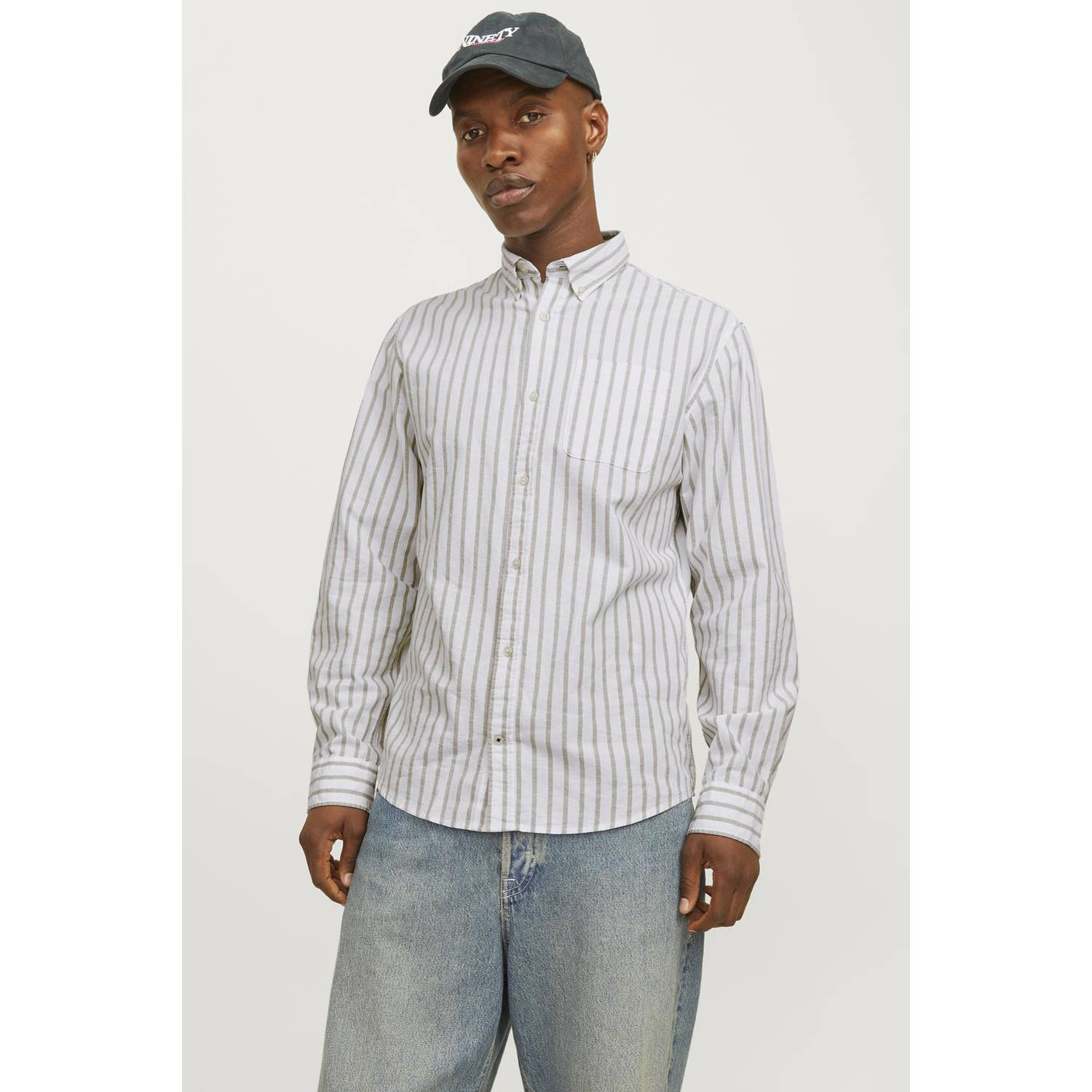 Jack & Jones Overhemd met lange mouwen JJEOXFORD SHIRT LS NOOS