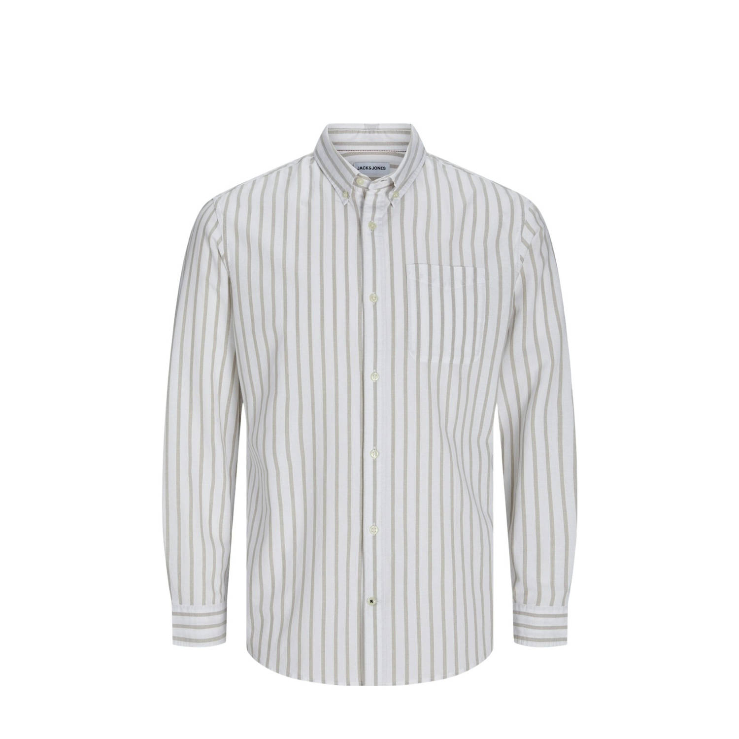 JACK & JONES ESSENTIALS zakelijk overhemd grijs