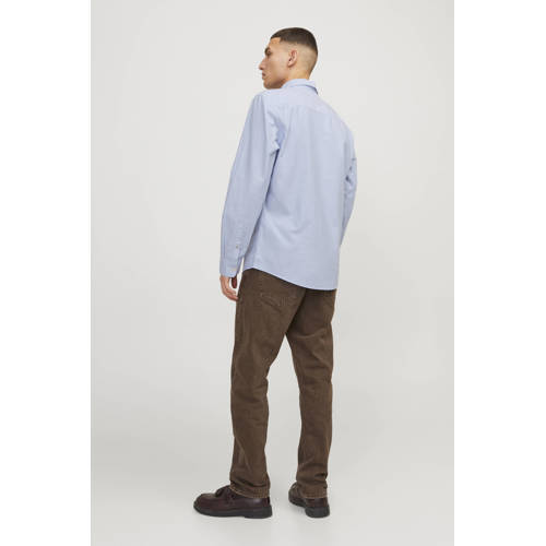 JACK & JONES ESSENTIALS casual overhemd lichtblauw afbeelding