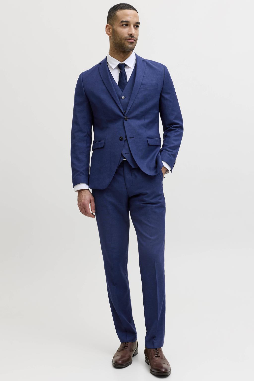 JACK & JONES PREMIUM super slim pantalon blauw